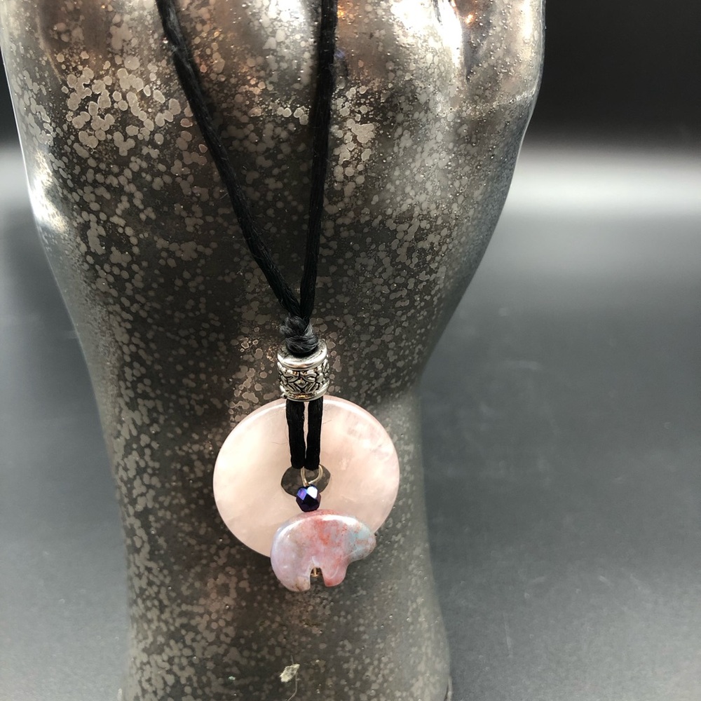 2/$10 Rose Quartz Hippie Necklace